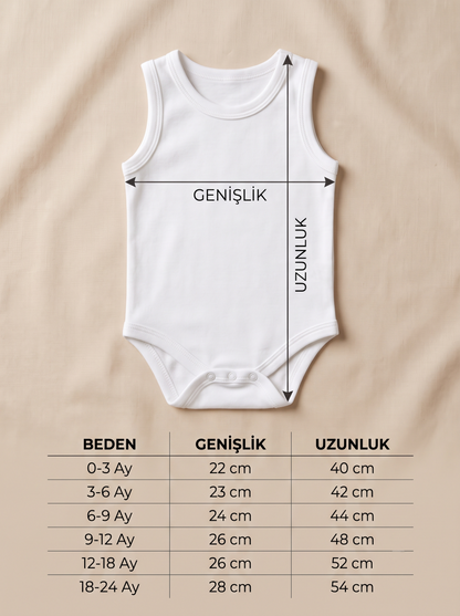 5'li Paket %100 Pamuklu Sıfır Kol Beyaz Bebek Zıbını